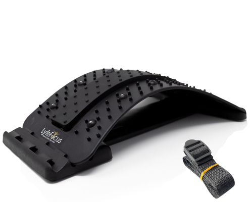 V2 Main Image Back Stretcher Black for muscle knots in back