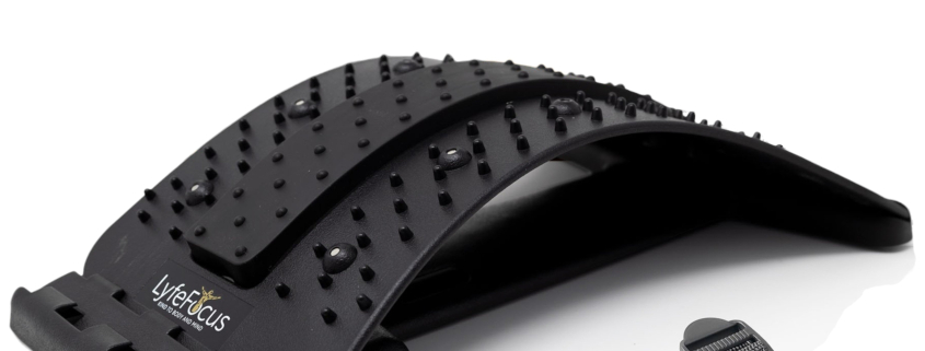 V2 Main Image Back Stretcher Black for muscle knots in back