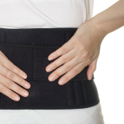 vecteezy woman wearing back support belt isolated on white 10098664