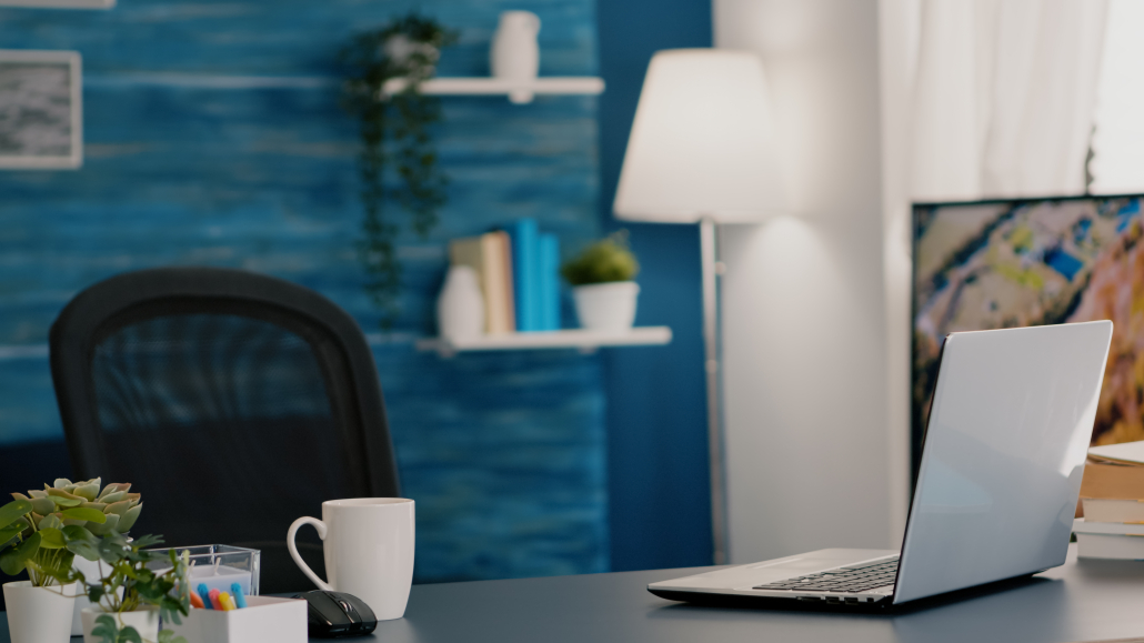 empty workplace home office with modern design and 2026 03 19 02 08 47 utc