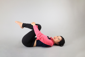 vecteezy young girl doing yoga stretching exercises stretching 67866571