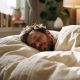 person relaxing bedroom evening recovery sleep