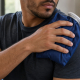 Heat or ice for muscle soreness after a workout using a hot and cold therapy pack